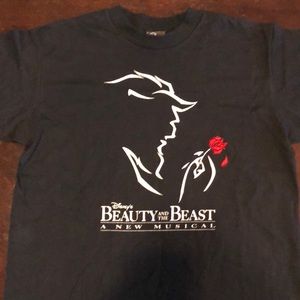 Vintage Beauty and the Beast Broadway Musical tee